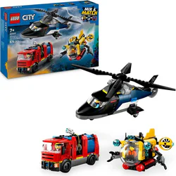 Helicopters, fire trucks, submarines