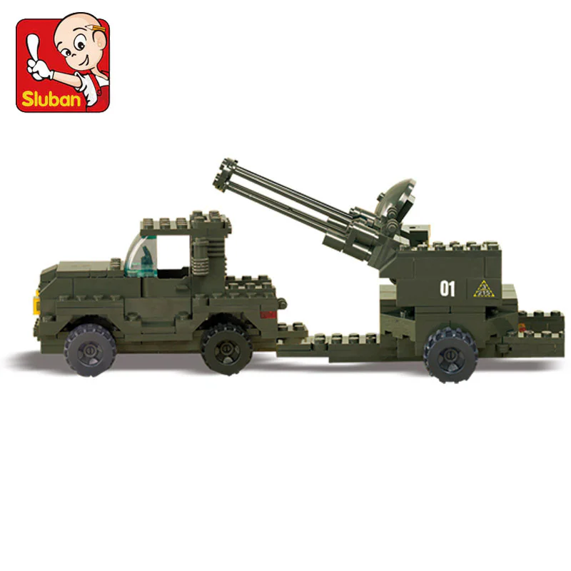 Air force: anti-aircraft guns 小鲁班 Sluban M38-B7300 image 4