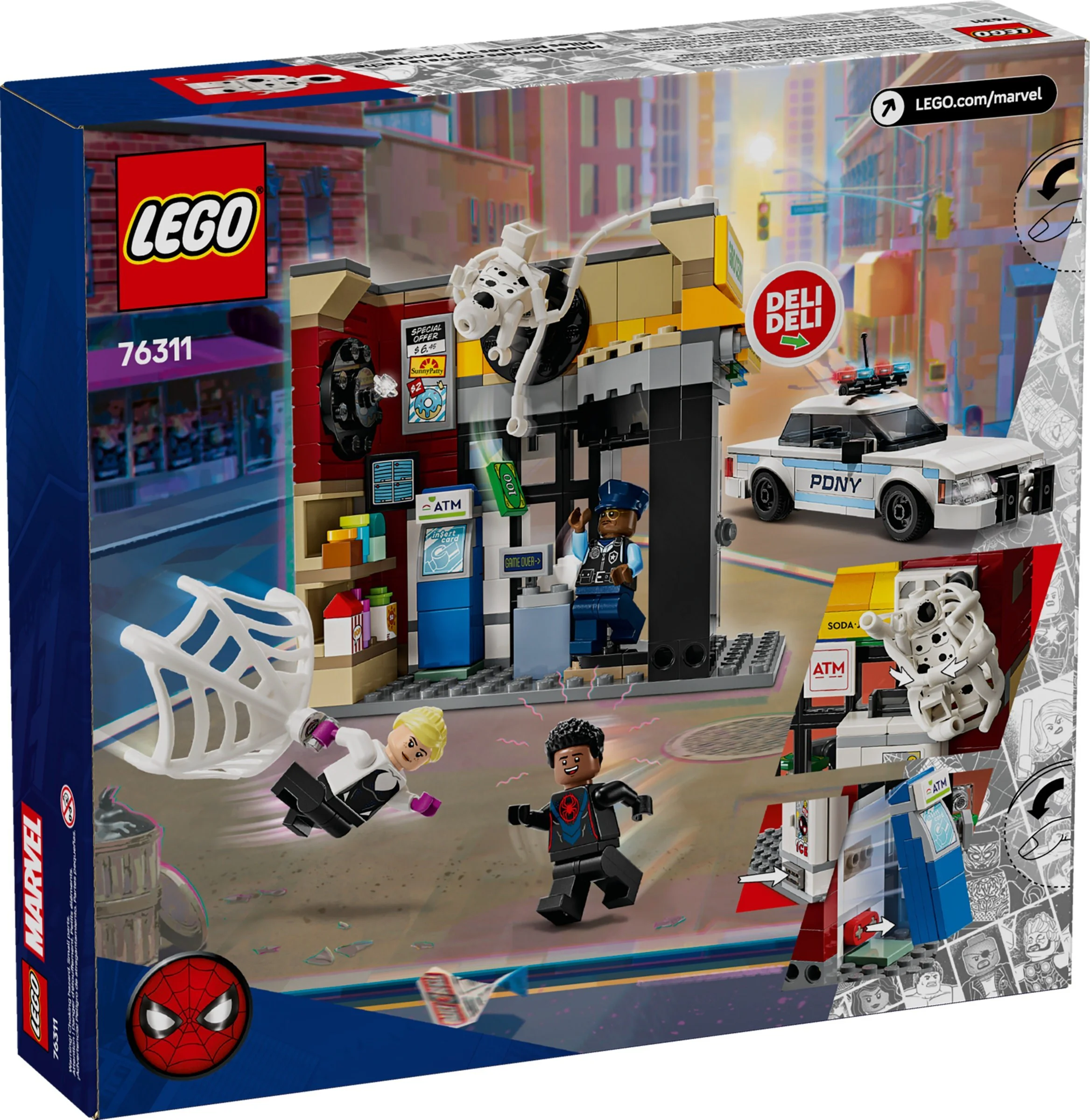 Spider-Man parallel universe: Miles Morales battle spots 乐高 LEGO 76311 image 2