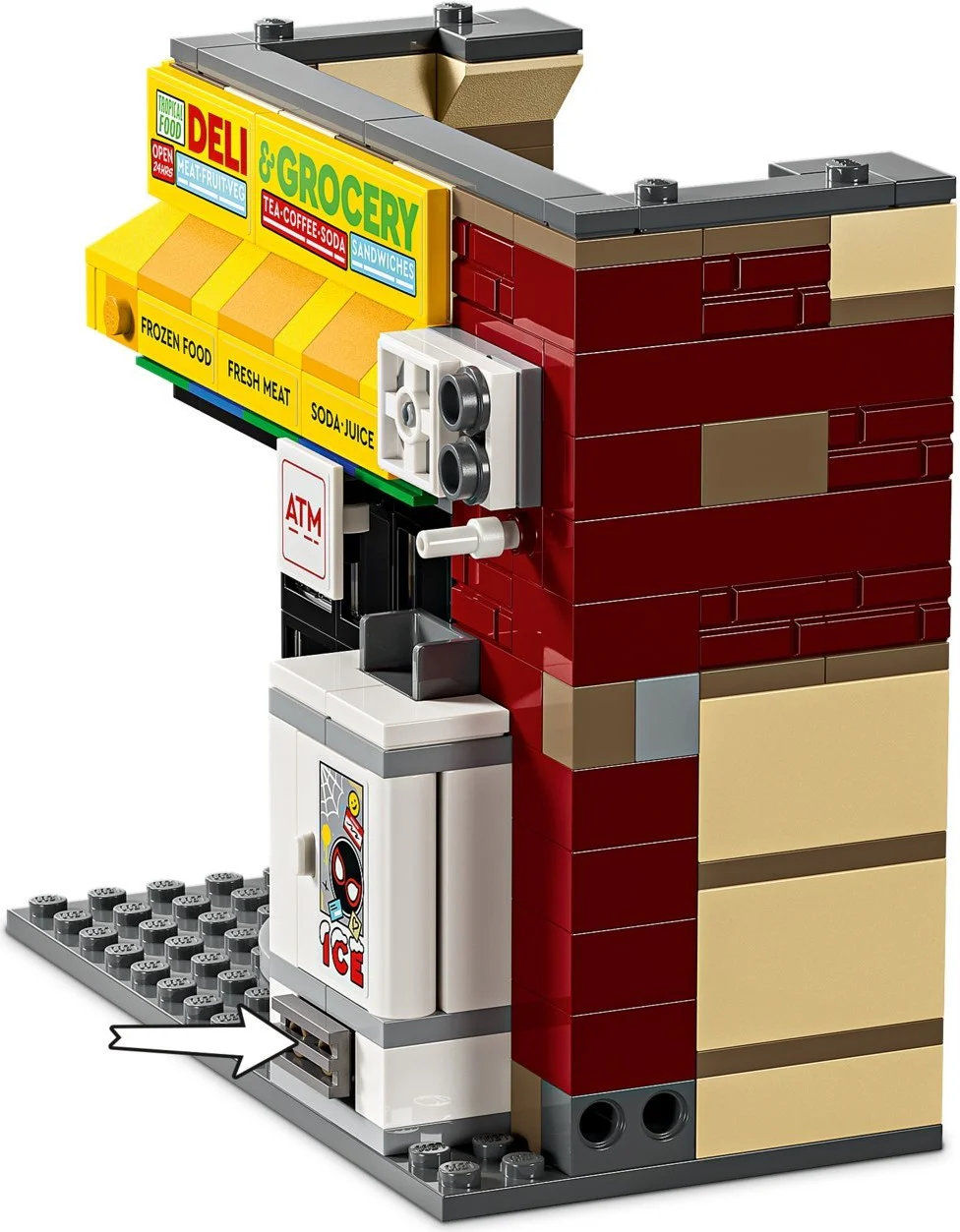 Spider-Man parallel universe: Miles Morales battle spots 乐高 LEGO 76311 image 6