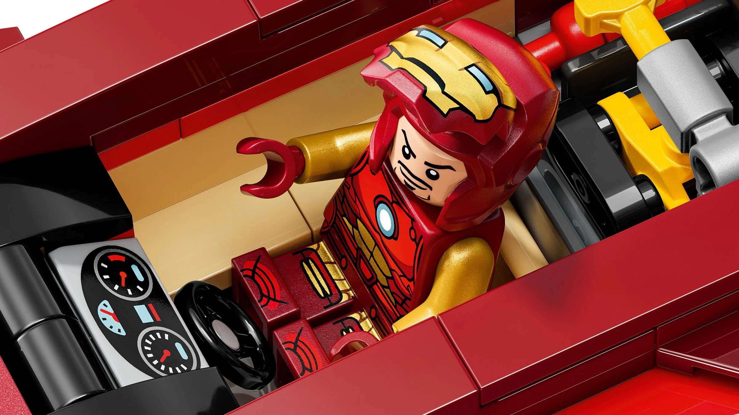 Black Panthers and Iron Man Cars, Red Hulk 乐高 LEGO 76310 image 6