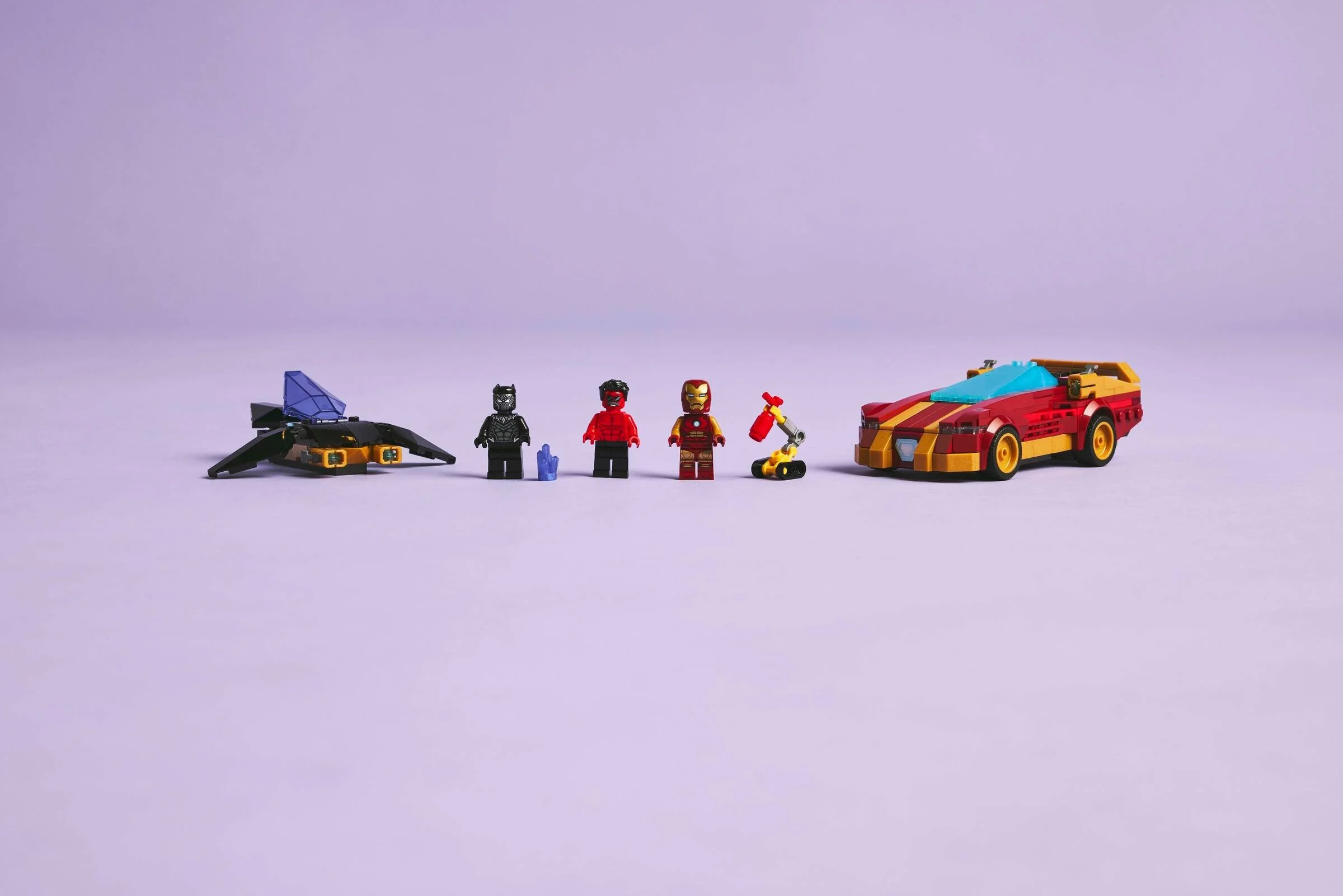 Black Panthers and Iron Man Cars, Red Hulk 乐高 LEGO 76310 image 9