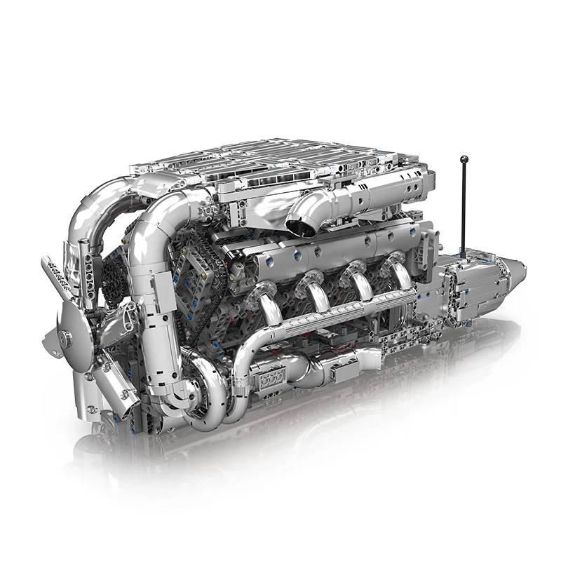 V8 DOUBLE TURBO ENGINE 宇星模王 MOULDKING 10168