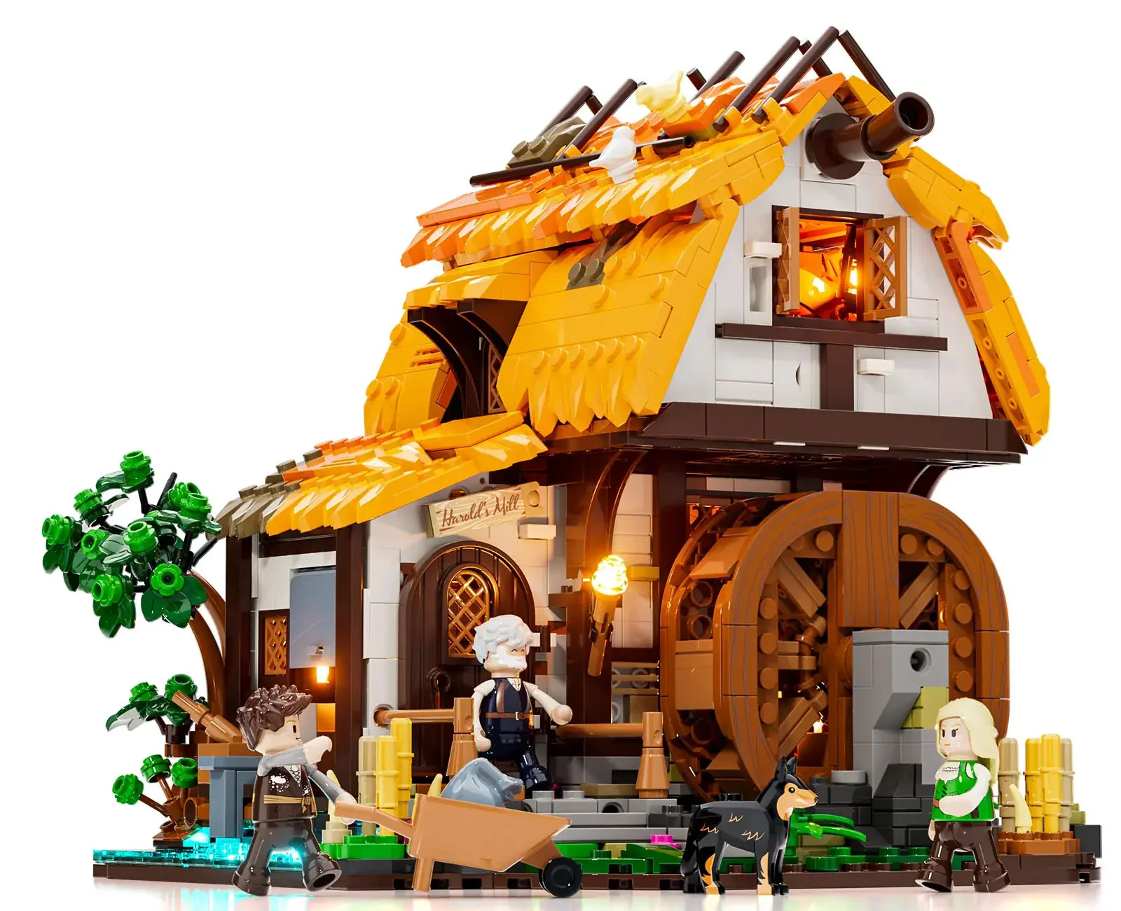 Medieval Mill Amazing Brick F9061