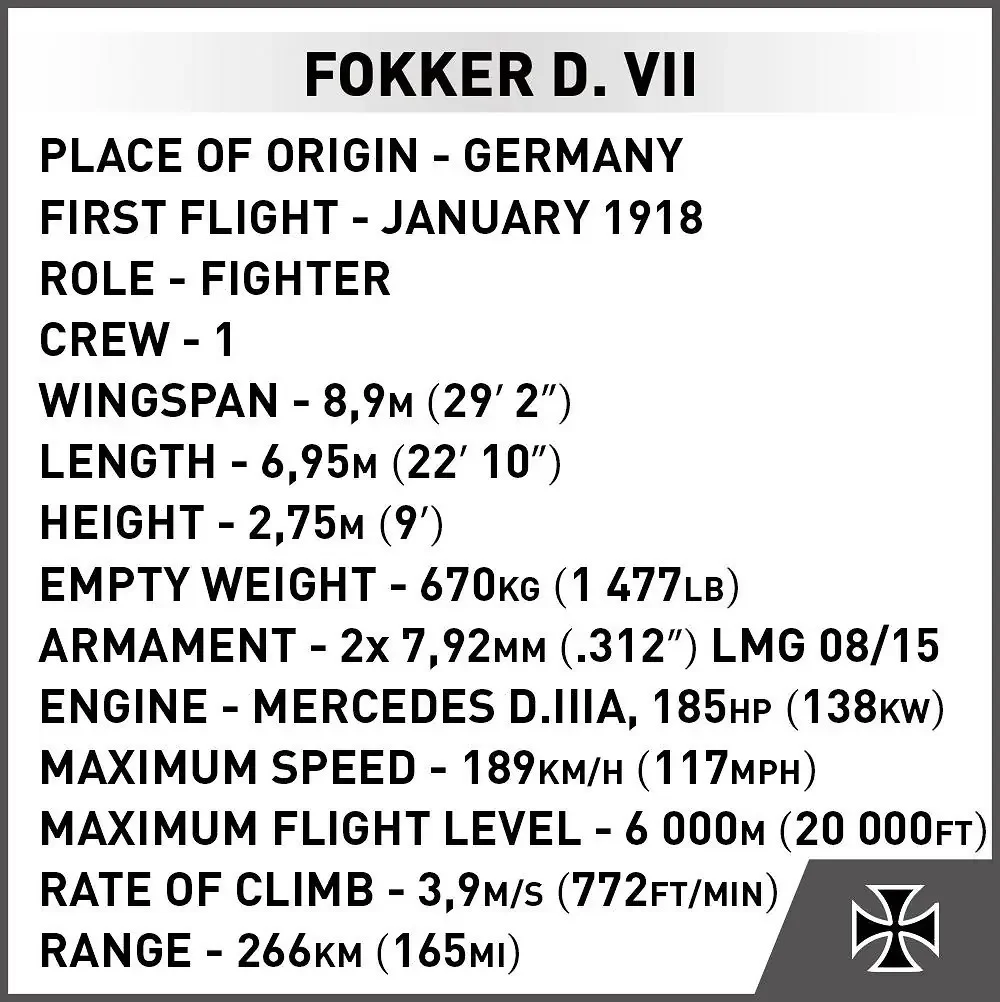 FOX D.VII COBI 2994 image 3