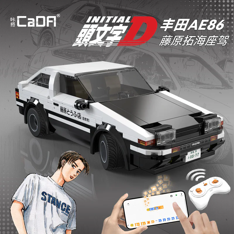 HEADING D: TOYOTA AE86 TRUENO 咔搭 CaDA/双鹰 DoubleE C51086 image 2