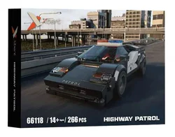 Highway patrol police vehicle