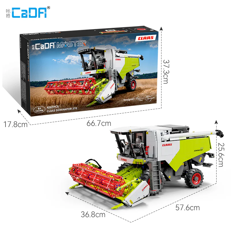CLAAS D370 COLLIDER 1:17 咔搭 CaDA/双鹰 DoubleE C61508 image 3