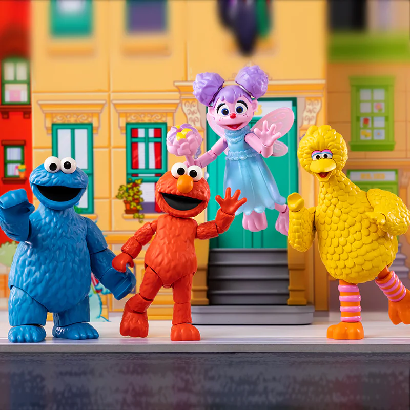 Sesame Street: The Magic Almo, The Sugar Monster, Big Bird, Abby 布鲁可 BLOKS 74811