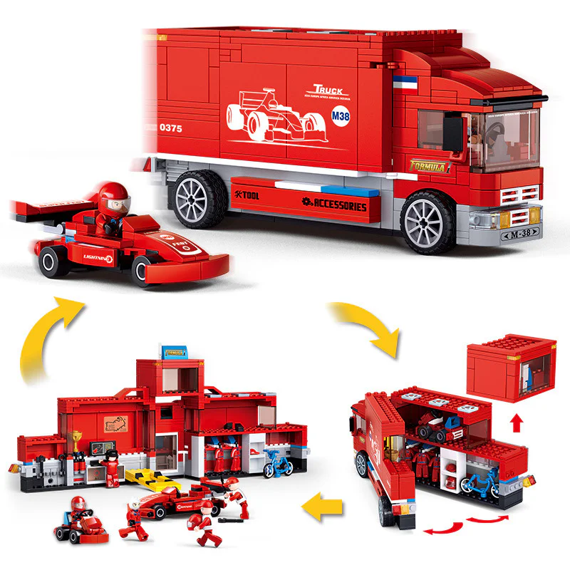 EQUATION RACE II: F1 RACE TOUR TRUCK 小鲁班 Sluban M38-B0375