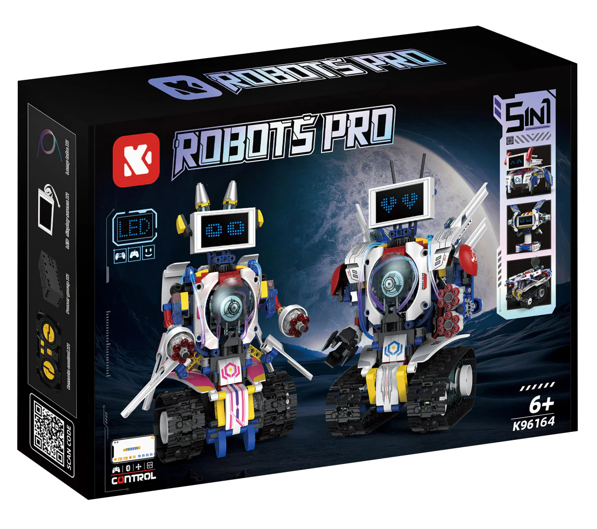 SMART SCREEN LED MULTI-MODIFIED ROBOT 恺宇 KAIYU K96164 image 2