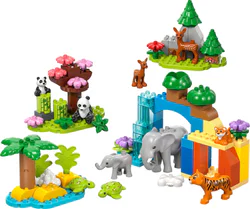 Triple wild animals