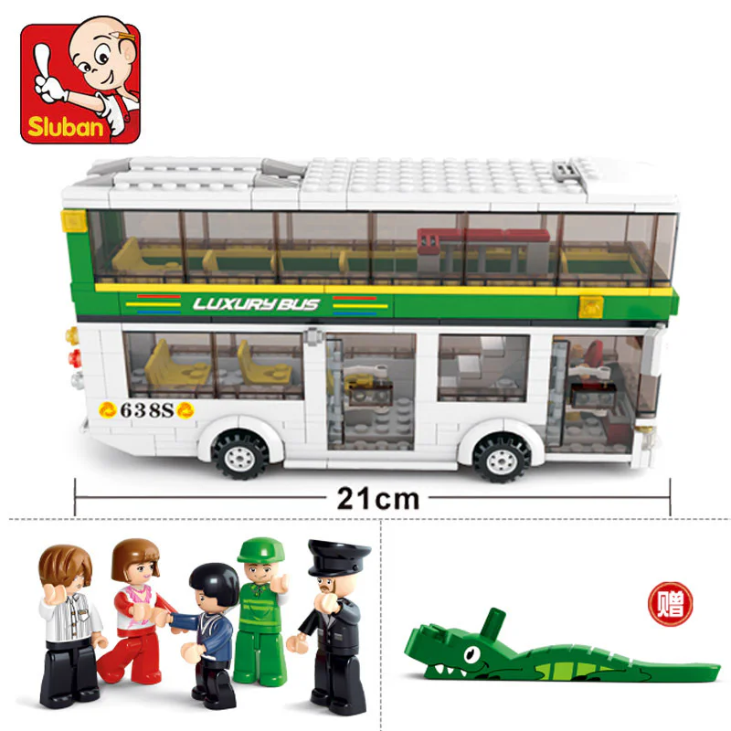 Urban buses: two-storey minibuses 小鲁班 Sluban M38-B0331 image 1