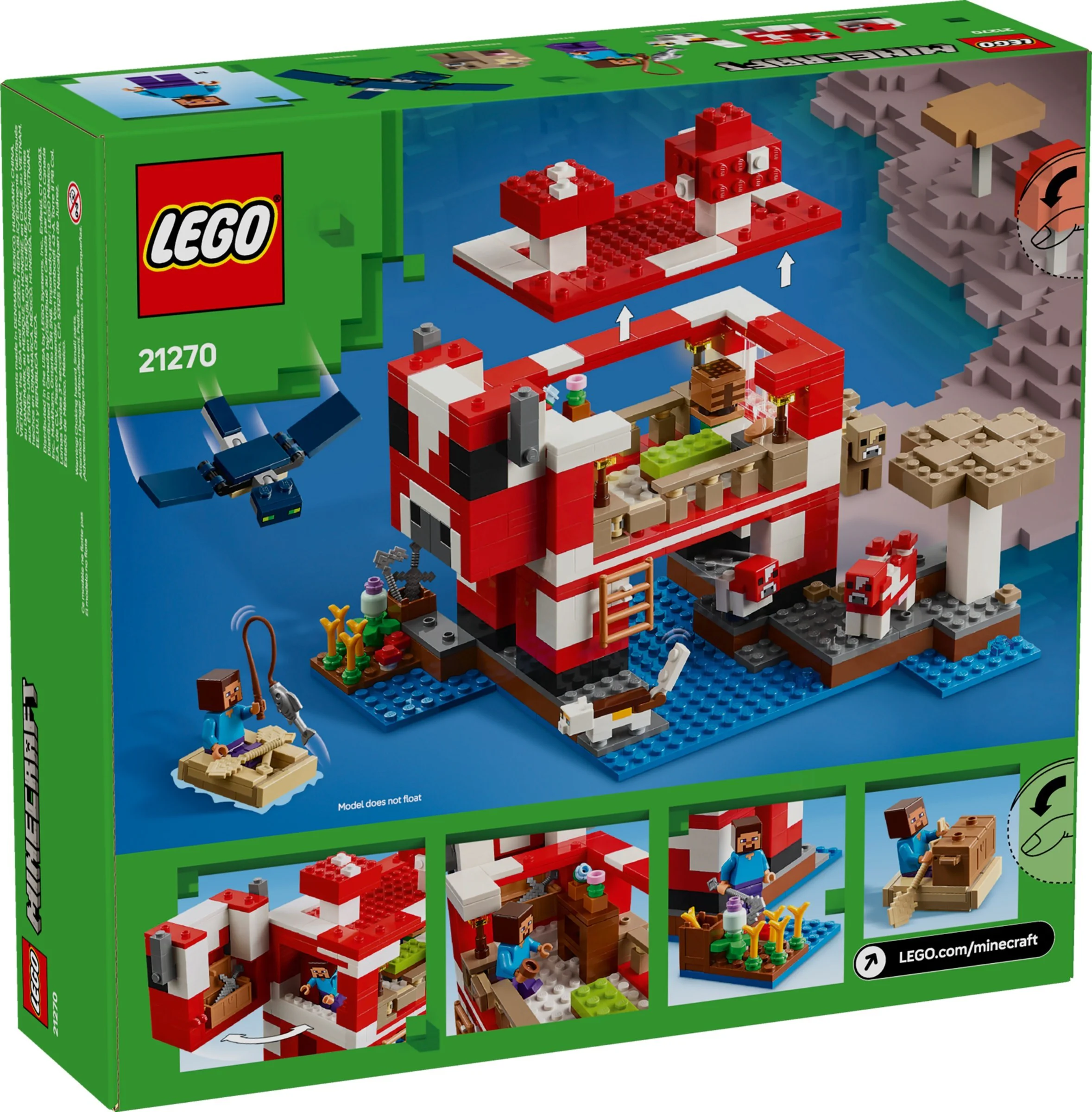 The mushroom house 乐高 LEGO 21270 image 2