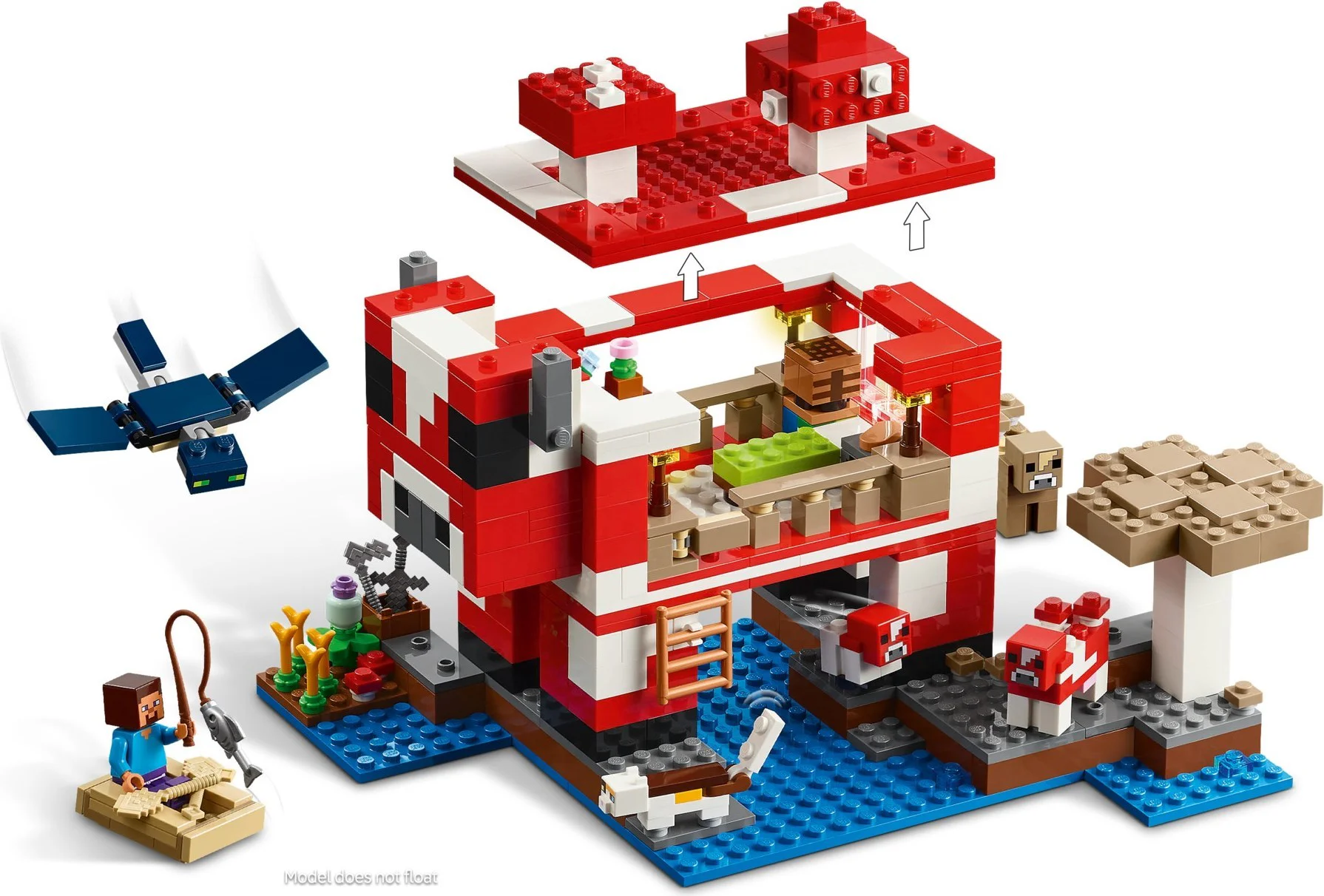 The mushroom house 乐高 LEGO 21270 image 4