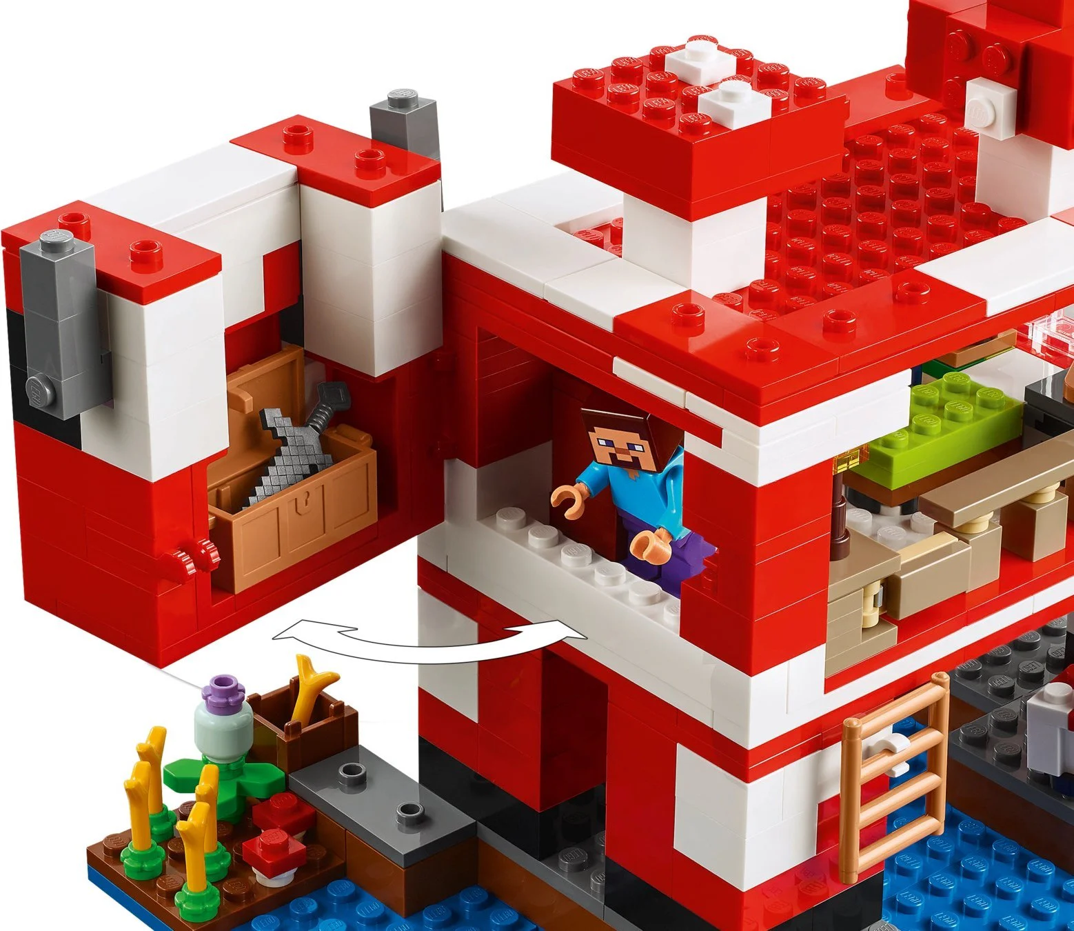 The mushroom house 乐高 LEGO 21270 image 5