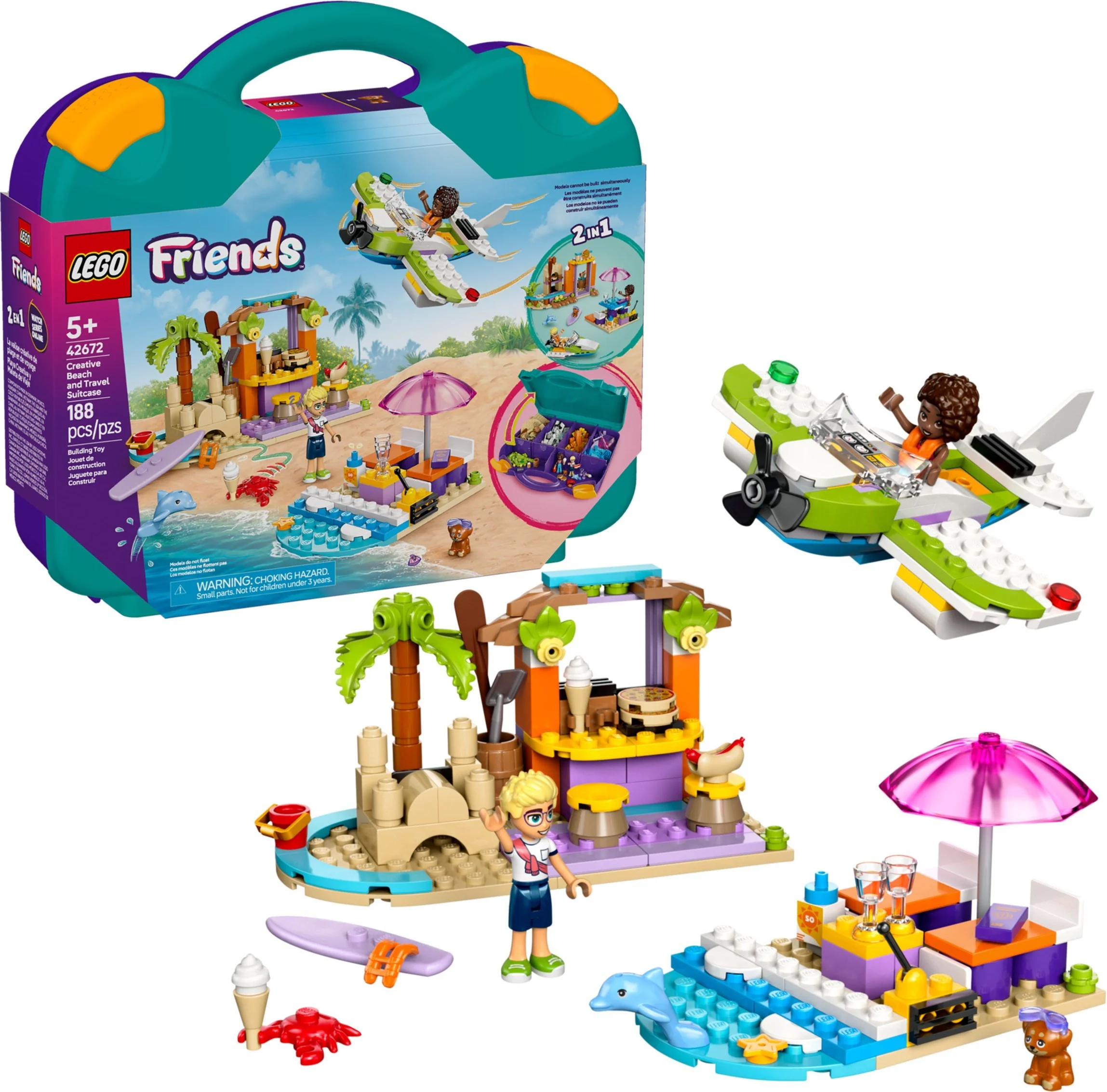 Beautiful beach and traveler box 乐高 LEGO 42672 image 1