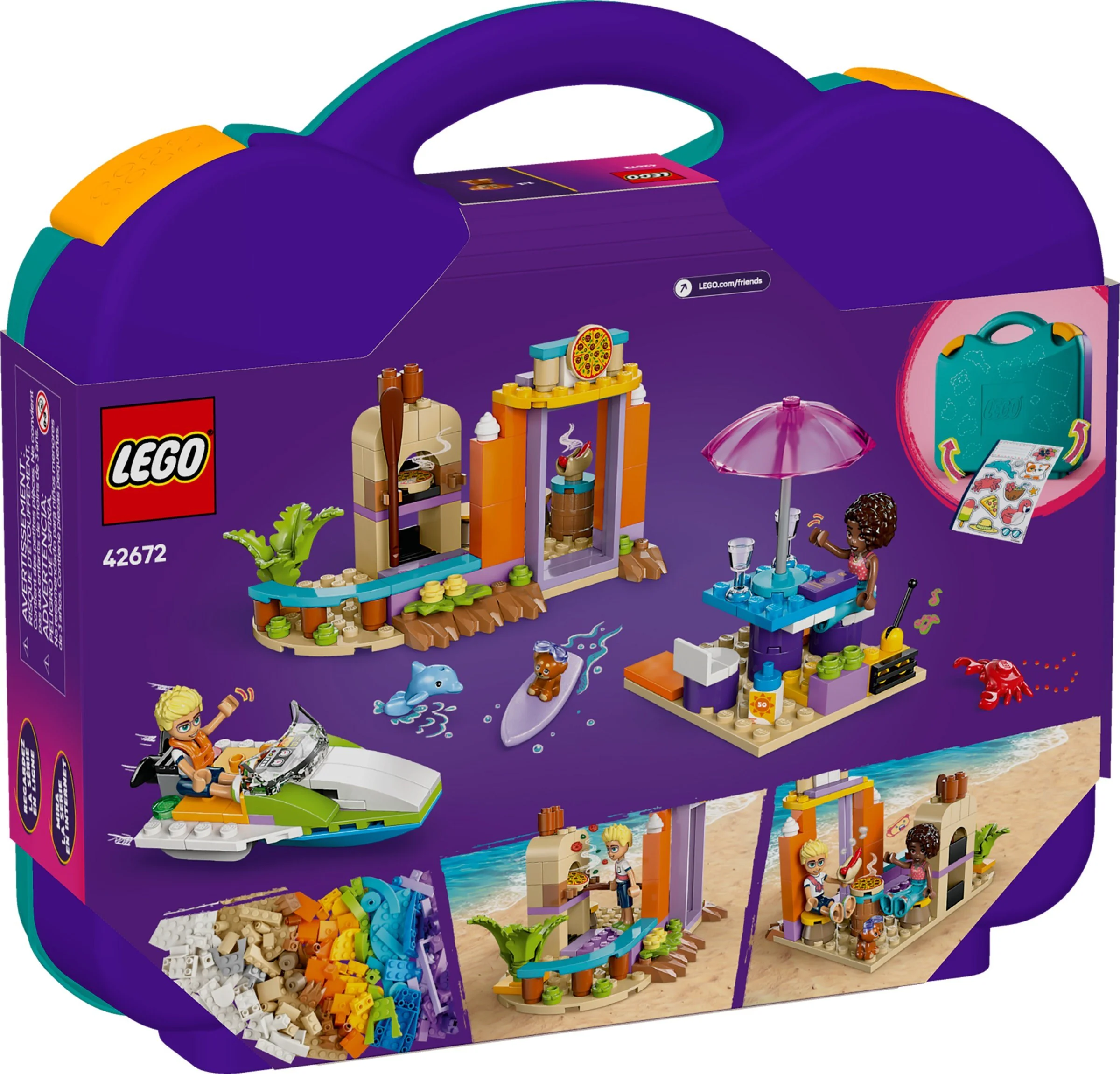 Beautiful beach and traveler box 乐高 LEGO 42672 image 2