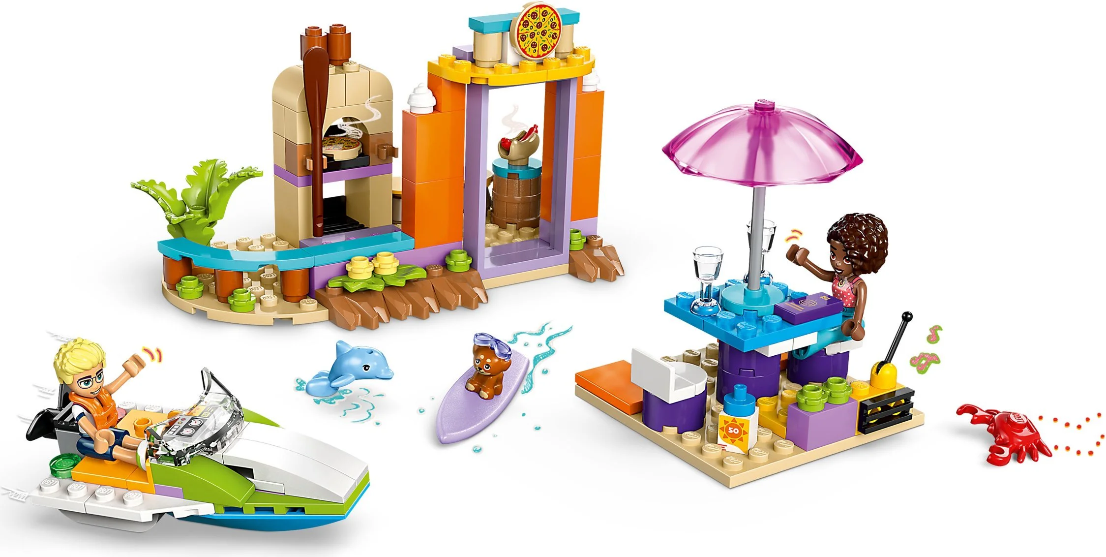 Beautiful beach and traveler box 乐高 LEGO 42672 image 4