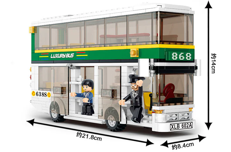 Urban buses: two-storey minibuses 小鲁班 Sluban M38-B0331 image 6