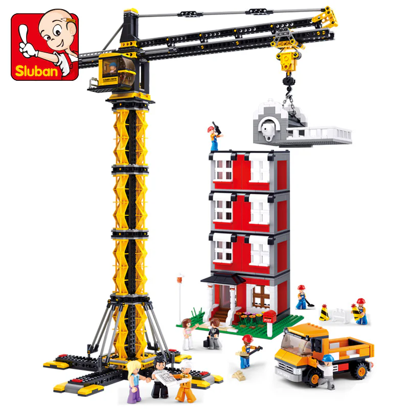 Project: Tower crane 小鲁班 Sluban M38-B0555 image 1