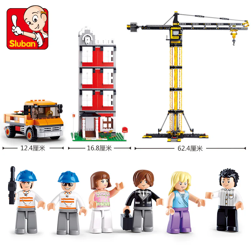 Project: Tower crane 小鲁班 Sluban M38-B0555 image 2