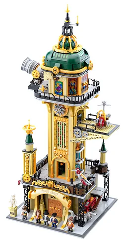 Steam punk observation tower