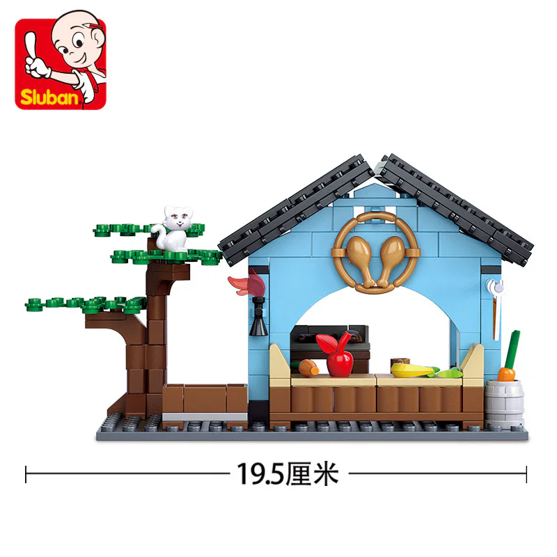 The Legend of Assassins: Fresh food stores 小鲁班 Sluban M38-B0612 image 1