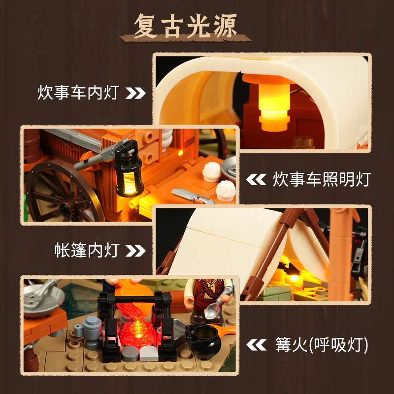 West: Cowboy camp Amazing Brick F9076 image 4