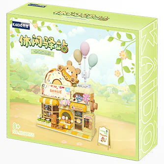 Teddy Bear Recreation Station: Teddy's Sweet House 开智 KAZI/高博乐 GBL KD99055 image 1