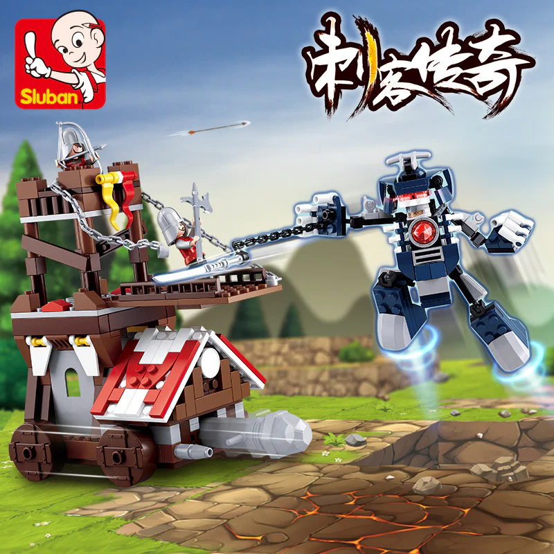 The Legend of the Assassin: Force the attacker 小鲁班 Sluban M38-B0619 image 2
