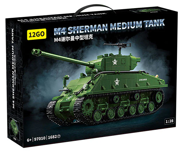 M4 SHERMAN MEDIUM TANK 乐毅积木 97010 image 1