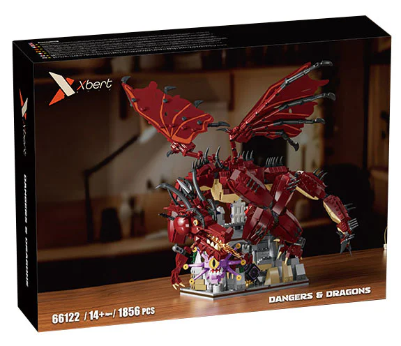 Dragons and Underground City: Red Dragons 砖悦Xbert 66122 image 1