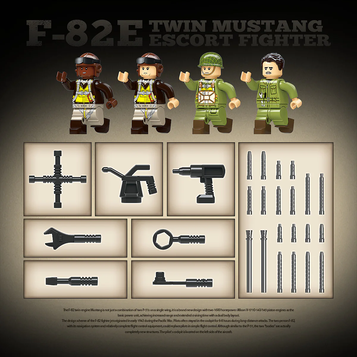 F-82E DOUBLE MUSTANGS 全冠 QUANGUAN 100281 image 2