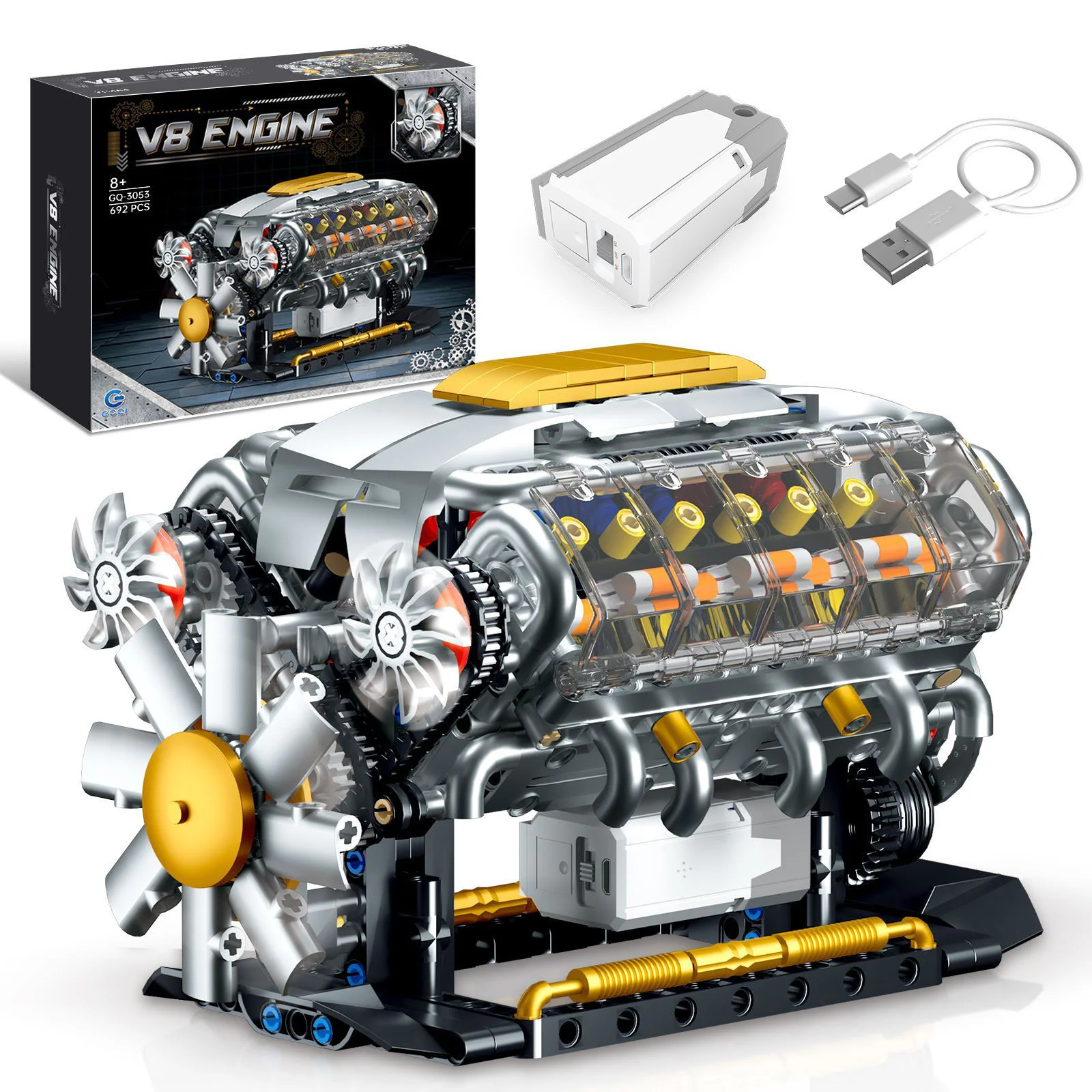 V8 ENGINE MODEL 高崎GOQI GQ-3053