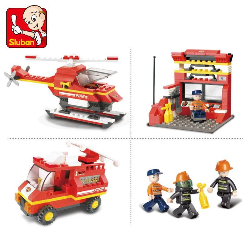 Fire Alert: Emergency Dispatch 小鲁班 Sluban M38-B0225 image 1