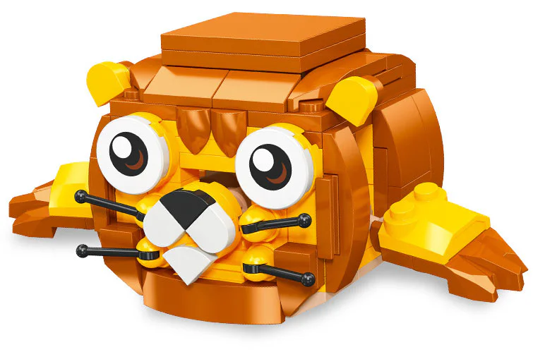 ♪ Animals folding fun zoos: tigers, tigers, lions ♪ 杰星 JIESTAR 59155