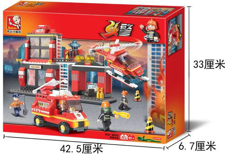 Fire Alert: Emergency Dispatch 小鲁班 Sluban M38-B0225 image 3