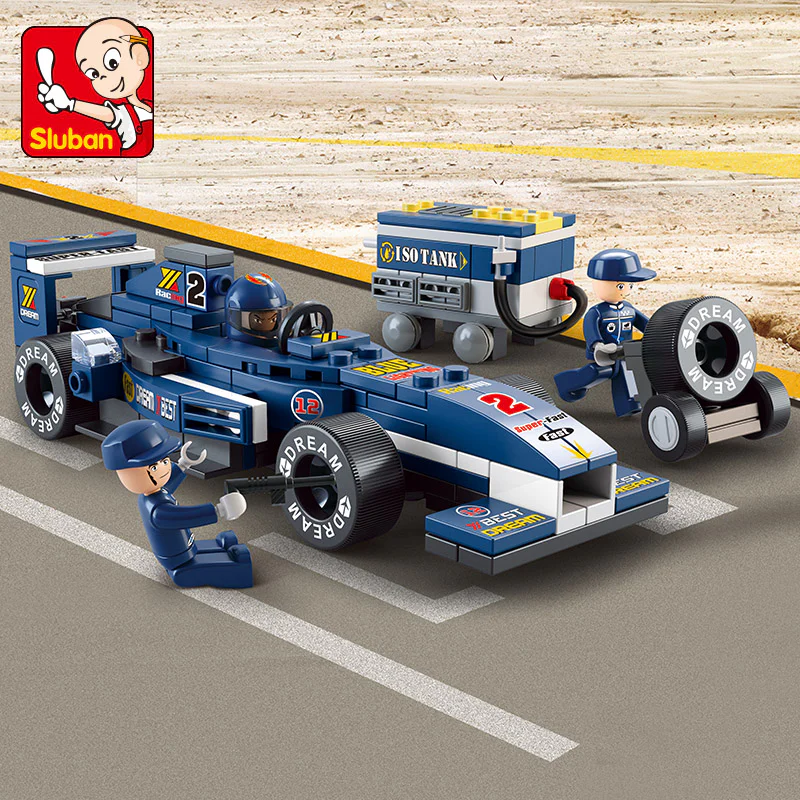 EQUATOR II: F1 BLUE LIGHT 1:32 小鲁班 Sluban M38-B0351