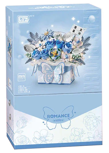 ♪ ♪ Fancy blue butterflies box ♪ 俐智LOZ 1968