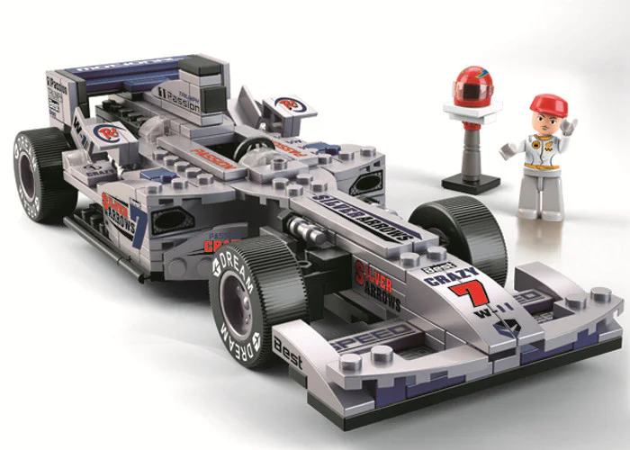 EQUATOR II: SILVER ARROW F1 RACE 1:24 小鲁班 Sluban M38-B0352 image 2