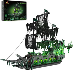 The flying Dutch pirate ship, the ghost ship