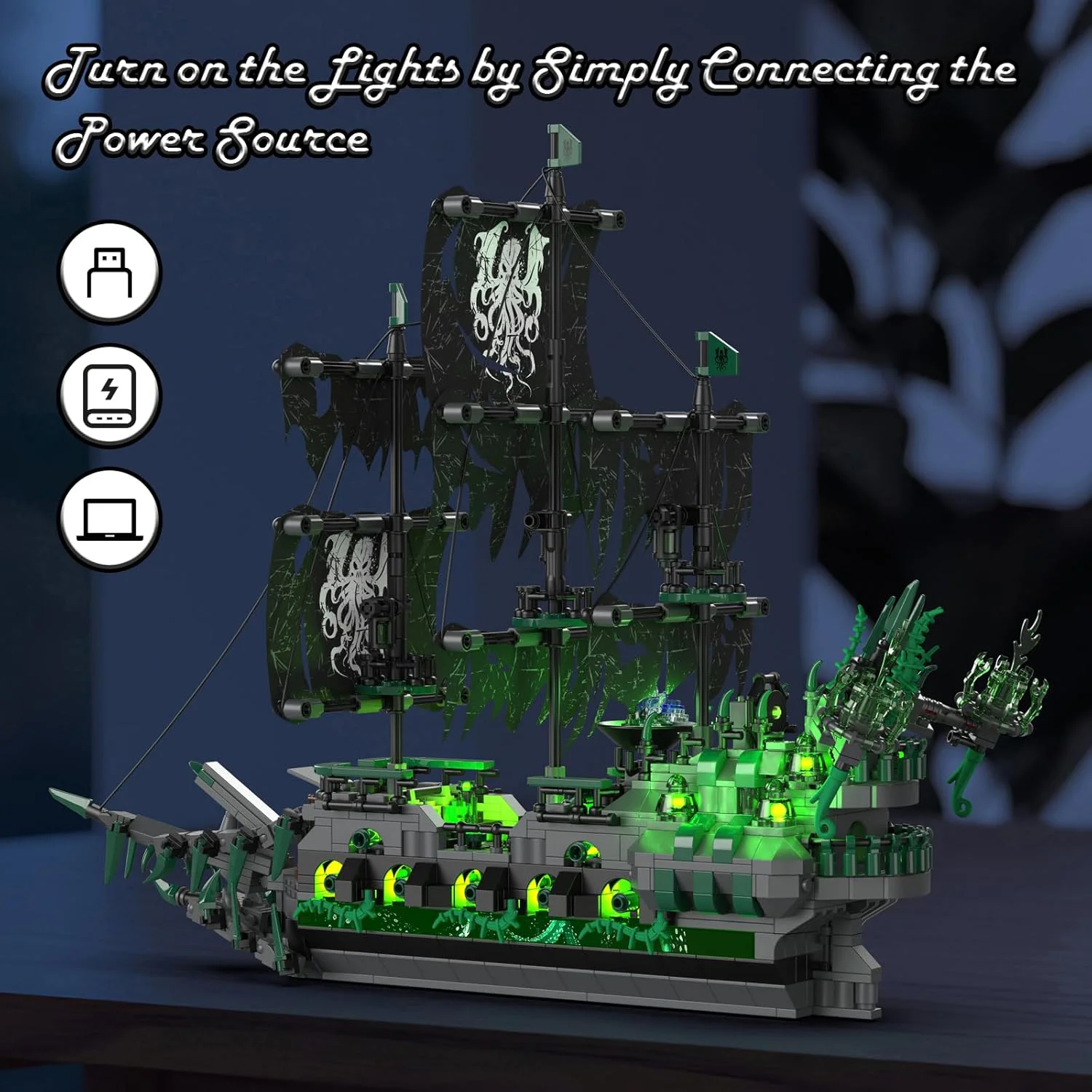 The flying Dutch pirate ship, the ghost ship JMBricklayer 40114 image 1