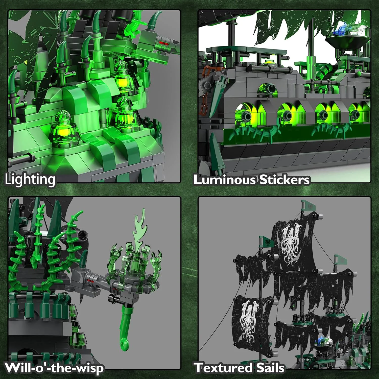The flying Dutch pirate ship, the ghost ship JMBricklayer 40114 image 3
