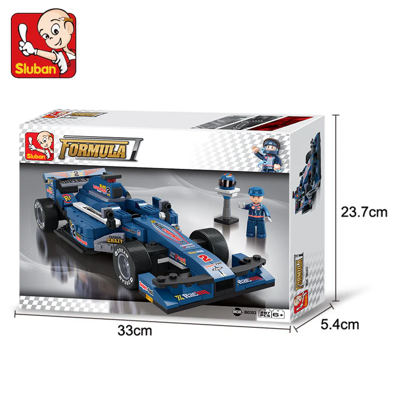 EQUATOR II: BLUE LIGHT F1 1:24 小鲁班 Sluban M38-B0353 image 4