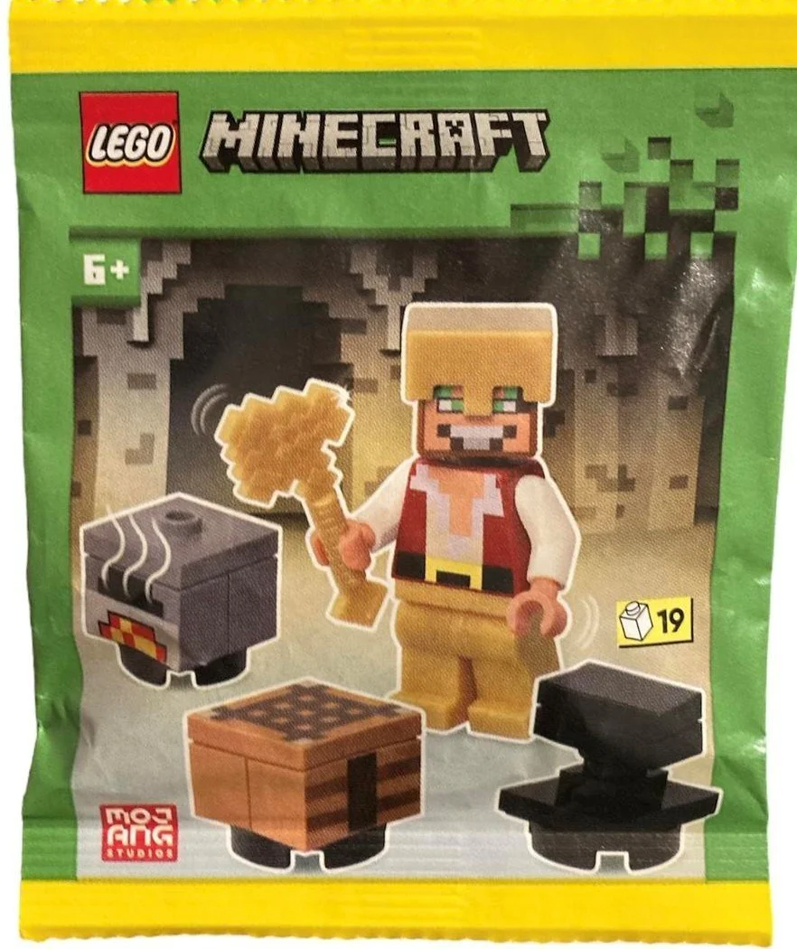 Hero with Crafting Table, Furnace and Anvil 乐高 LEGO 472506