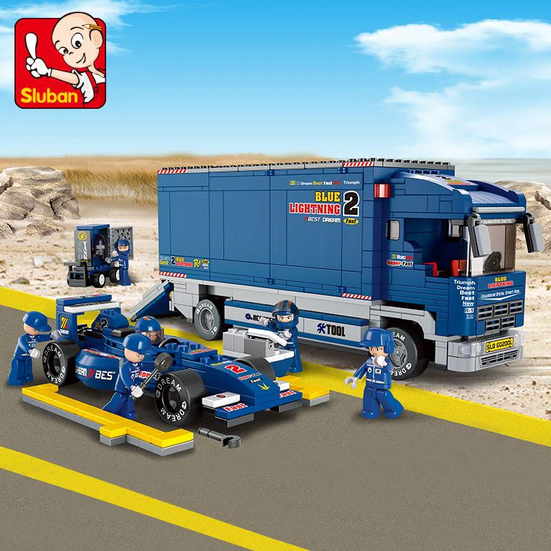 EQUATION RACE II: BULL F1 CARRIER 小鲁班 Sluban M38-B0357