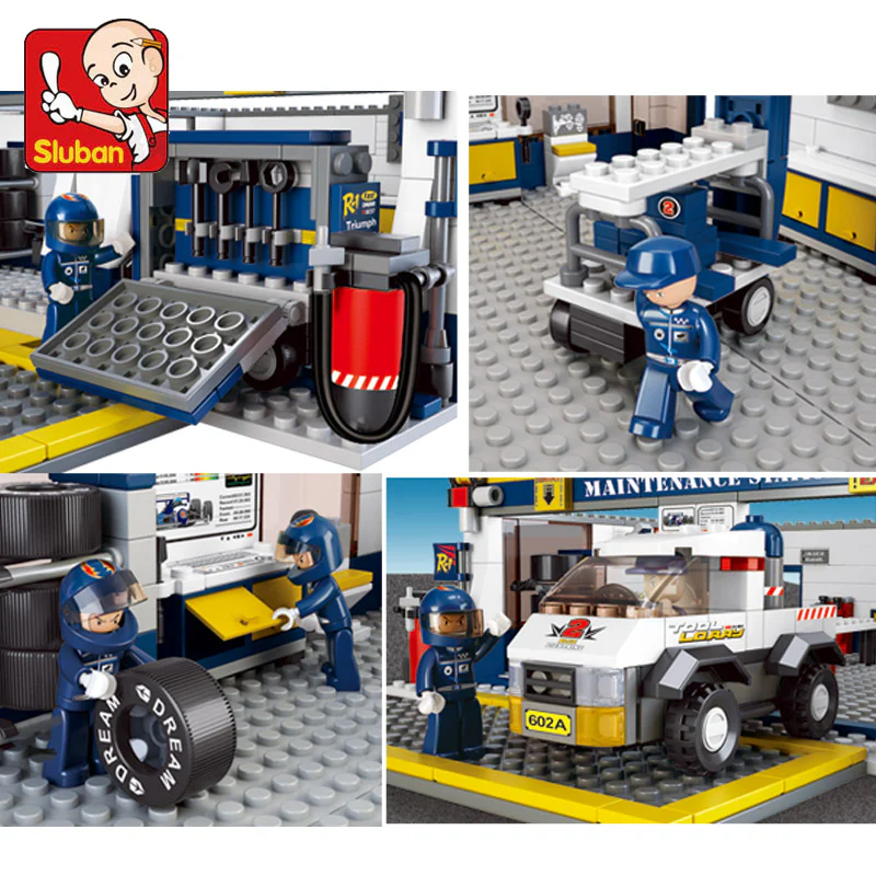 EQUATOR II: TRACK MAINTENANCE STATION 小鲁班 Sluban M38-B0356 image 2