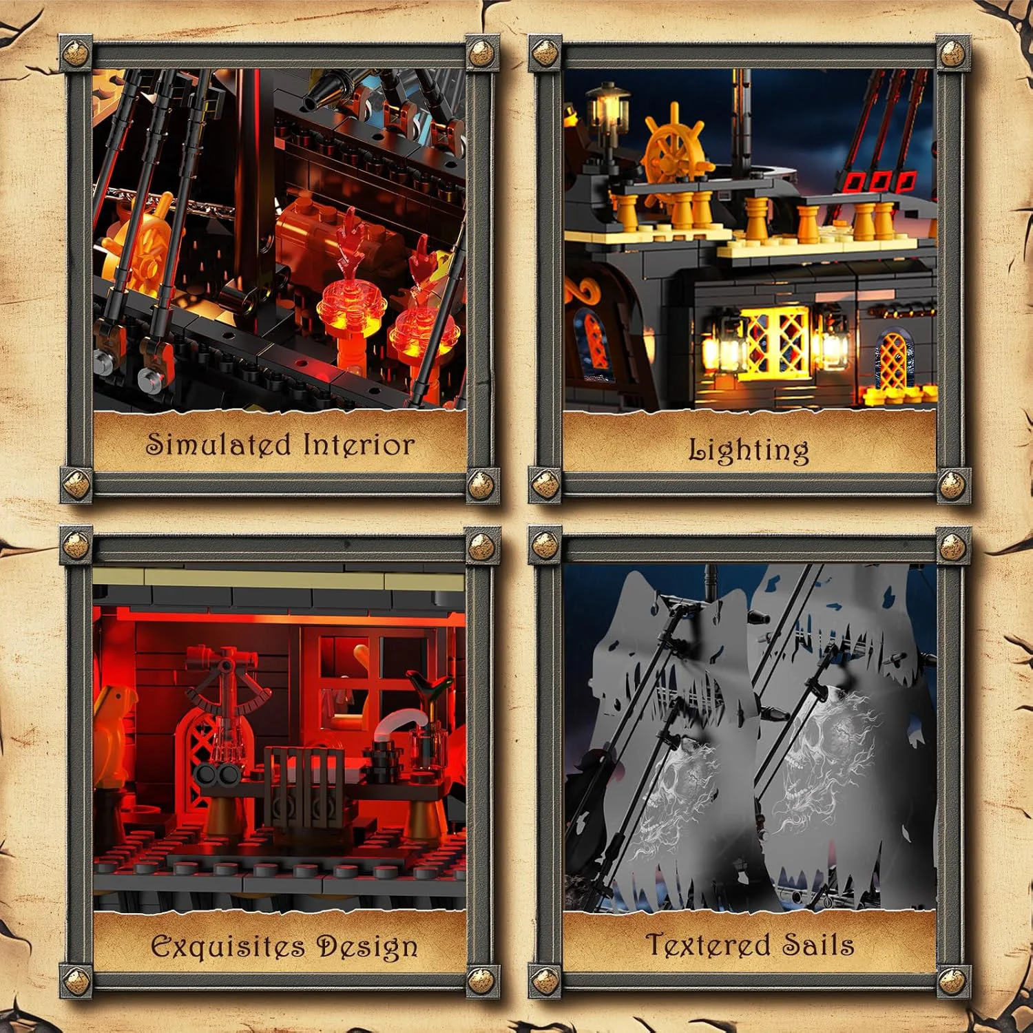 Black Pearl Pirate Ship JMBricklayer 40002 image 3