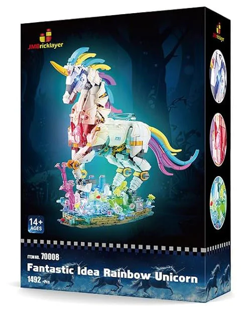 Rainbow Unicorn JMBricklayer 70008 image 1